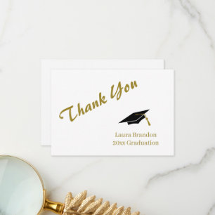 Cartão De Agradecimento Graduação Obrigado