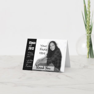 Cartão De Agradecimento Graduation Photo Thank You Card