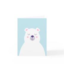 Gráfico de natal de urso polar branco-agudo