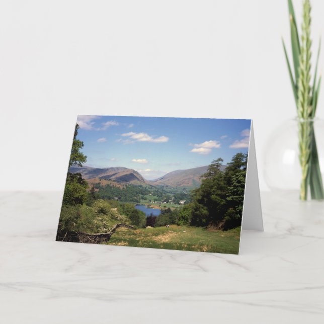 Cartão De Agradecimento Grasmere Lake District England (Frente)
