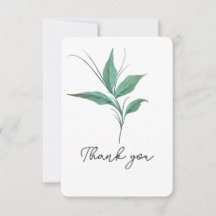 Greenery Stem Obrigado