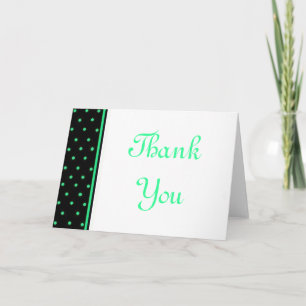 Cartão De Agradecimento Greeny Dots