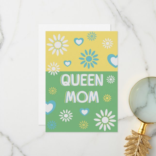 Cartão De Agradecimento Greeting Card for mom (Frente/Verso In Situ)