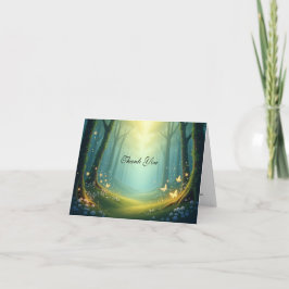 Cartão De Agradecimento Grove de Verão Sunlit Encantada