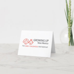 Cartão De Agradecimento Growing Up NM white