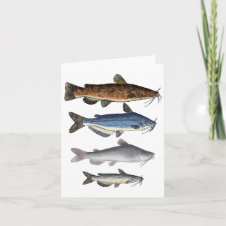 Cartão De Agradecimento Grupo de pesca da América do Norte