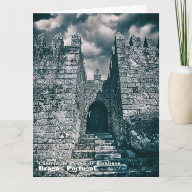 Cartão De Agradecimento Guarda medieval do castelo (Frente)