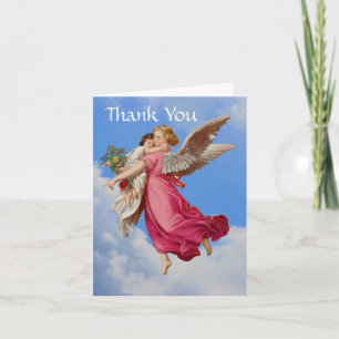 Cartão De Agradecimento Guardian Angel And Child Thank You Card