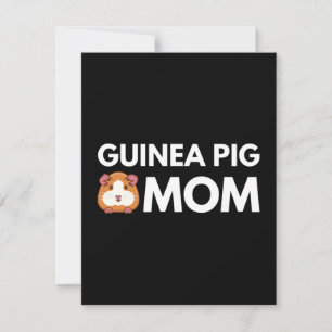 Cartão De Agradecimento Guiné Pig Mãe