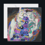 Cartão De Agradecimento Gustav Klimt - A Virgem<br><div class="desc">A Virgem / A Maiden - Gustav Klimt,  Oil on Canvas,  1913</div>