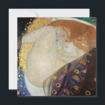 Cartão De Agradecimento Gustav Klimt - Danae<br><div class="desc">Danae - Gustav Klimt,  Oil on Canvas,  1907</div>