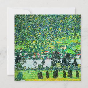 Cartão De Agradecimento Gustav Klimt - Encosta de Montanha em Unterach