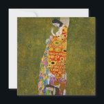 Cartão De Agradecimento Gustav Klimt - Esperança II<br><div class="desc">Hope II - Gustav Klimt,  Oil on Canvas,  1907</div>