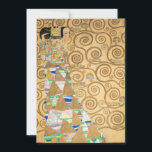 Cartão De Agradecimento Gustav Klimt - Expectativa, Frieze Stoclet<br><div class="desc">A Árvore da Vida,  Stoclet Frieze,  Esperança - Gustav Klimt,  Cartolina,  1909</div>