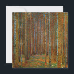 Cartão De Agradecimento Gustav Klimt - Floresta dos Pinheiros de Tannenwal<br><div class="desc">Floresta Fir / Floresta de Pinheiro Tannenwald - Gustav Klimt,  Petróleo na Canvas,  1902</div>