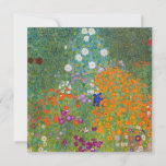 Cartão De Agradecimento Gustav Klimt - Jardim Flor<br><div class="desc">Jardim Flor - Gustav Klimt em 1905-1907</div>