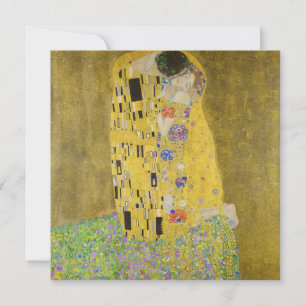 Cartão De Agradecimento Gustav Klimt - O Beijo