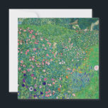 Cartão De Agradecimento Gustav Klimt - Paisagem do Jardim Italiano<br><div class="desc">Paisagem do Jardim Italiano / Paisagem Horticultural Italiana - Gustav Klimt,  Oil on Canvas,  1913</div>