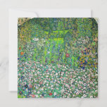 Cartão De Agradecimento Gustav Klimt - Paisagem e Caipira Hortícolas<br><div class="desc">Paisagem horticultural com um monte - Gustav Klimt,  Oil on Canvas,  1916</div>
