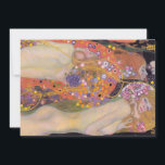 Cartão De Agradecimento Gustav Klimt - Serpentes Água II<br><div class="desc">Serpentes de água II/Wasserschlangen II - Gustav Klimt,  Oil on canvas,  1904-1907</div>