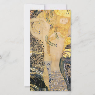 Cartão De Agradecimento Gustav Klimt - Serpentes Aquáticas I