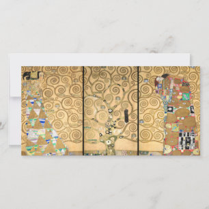 Cartão De Agradecimento Gustav Klimt - Stoclet Frieze Árvore da Vida