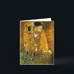 Cartão De Agradecimento Gustav Klimt - The Biss<br><div class="desc">Gustav Klimt - The Biss</div>