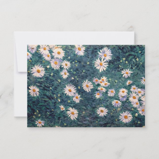 Cartão De Agradecimento Gustave Caillebotte - Cama de Visitas, Detalhe (Frente)