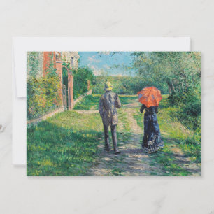 Cartão De Agradecimento Gustave Caillebotte - O Caminho Íngreme