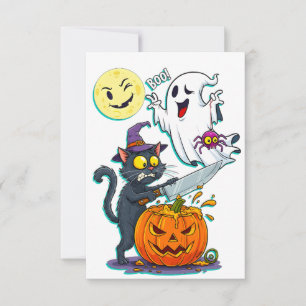 Cartão De Agradecimento halloween