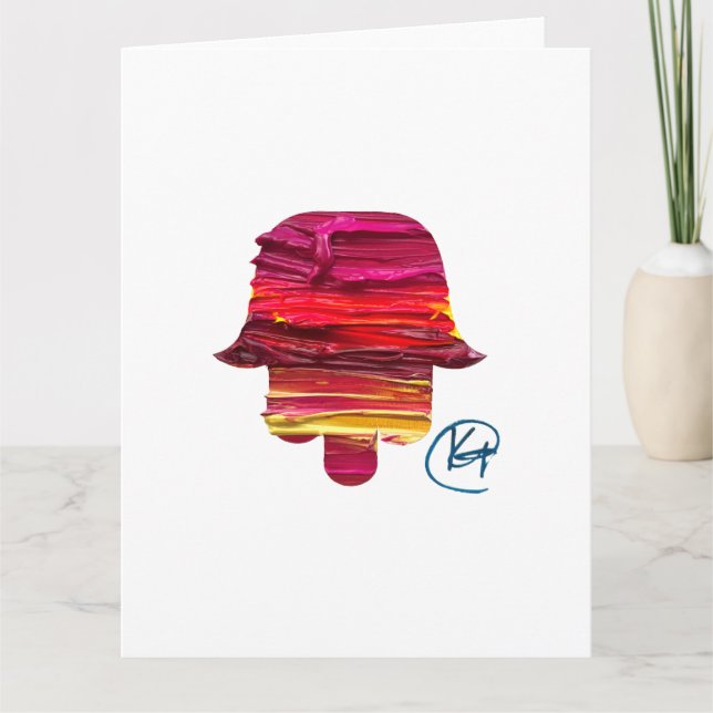 Cartão De Agradecimento Hamsa Studio Art (Frente)