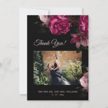 Hand Painted Roses Dark Romantic Wedding