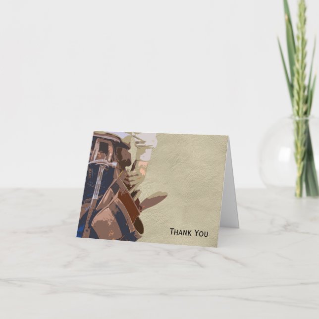 Cartão De Agradecimento Handyman Tools Watercolor (Frente)