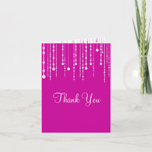 Cartão De Agradecimento Hanging Lights Thank You