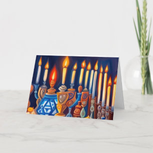 Cartão De Agradecimento Hanukkah Card 9