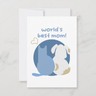 Cartão De Agradecimento Happy mothers day!