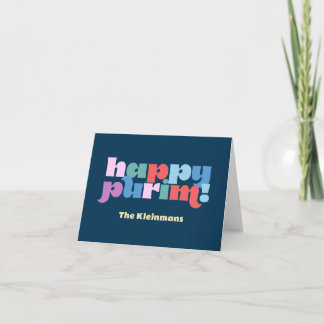 Cartão De Agradecimento Happy Purim Sameach card for mishloach manot