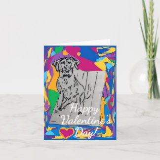 Cartão De Agradecimento Happy Valentine's Day Greeting Card