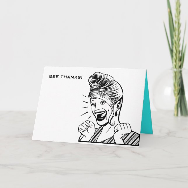 Cartão De Agradecimento Happygal_stampart, OBRIGADOS GEE! (Frente)