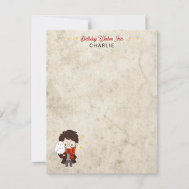 Cartão De Agradecimento HARRY POTTER™ Character Magical Arch Birthday