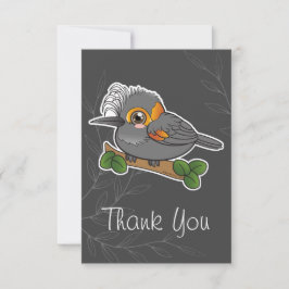 Cartão De Agradecimento Hawaii Forest Bird Akohekohe