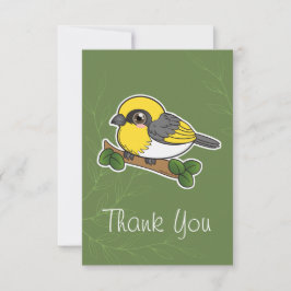 Cartão De Agradecimento Hawaii Forest Bird Palila