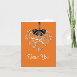Cartão De Agradecimento Heartfelt Thank You Card - pumpkin