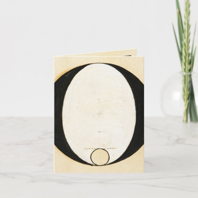 Cartão De Agradecimento Heathens, 1920, por Hilma af Klint (Frente)