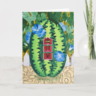 Cartão De Agradecimento Heavenly Blue by Catharine Kim Woodin