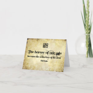 Cartão De Agradecimento Helen Keller Inspirational Cita Heresy de uma idad