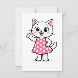 Cartão De Agradecimento Hello Kitty