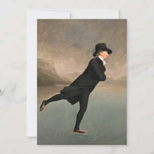 Cartão De Agradecimento Henry Raeburn - O Ministro Patinador
