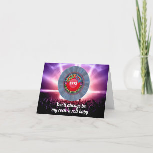 Cartão De Agradecimento Hernô Personalizado Aniversário de 50 anos em 1973