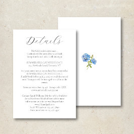 Cartão De Agradecimento Hídricas Brancas | Ficha de informações de detalhe